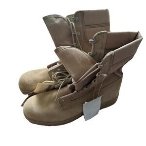 McRae HW-FR Men's Size 9.5 Military Boots Desert Tan US Army Flight NIB